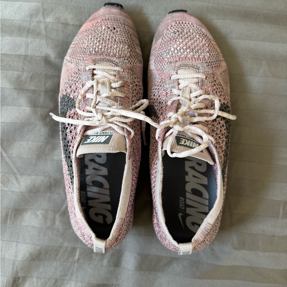 Nike Women's Pink and Gray Athletic Shoes Woven W6.5